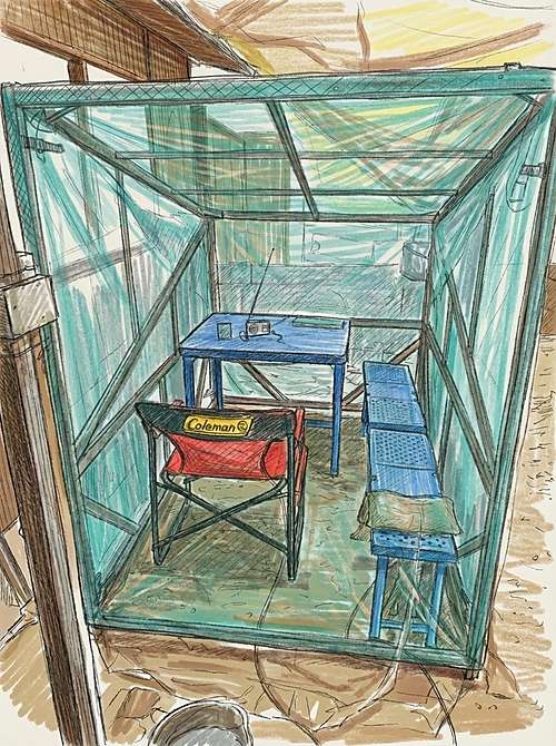 Human-use greenhouse